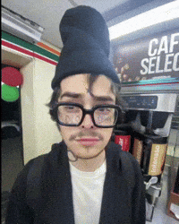Hat Stare GIF