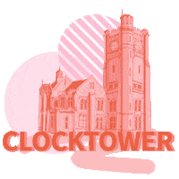 Clock Tower Unimelb Sticker by The University of Melbourne