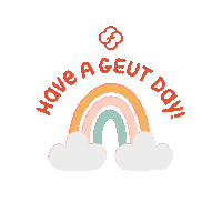 Happy Morning Sticker by GEUT BY DR T