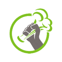 Grabbagreen healthy juice smoothie fastfood Sticker