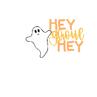 Halloween Orange Sticker