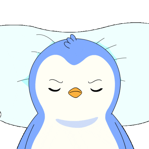 Wake Up What Sticker by Pudgy Penguins