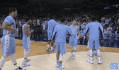 #unc #goheels #uncbball #carolina #basketball #startinglineup #marcuspaige GIF by UNC Tar Heels