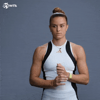 Warm Up Tennis GIF by WTA