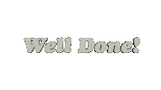 well done caps Sticker