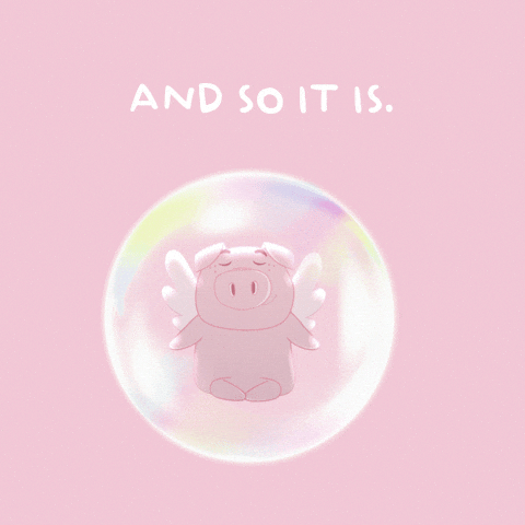 Let Go Pig GIF by PositivelyPigasus