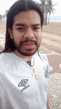 Santos Smile GIF by Dalvan Ferraz
