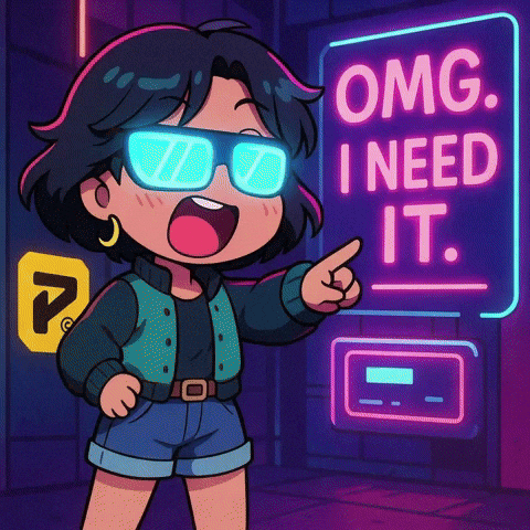 Excited Neon GIF by Persona