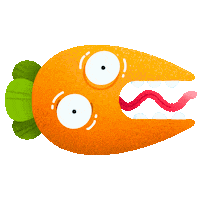 shurushok crazy scary scream doodle Sticker