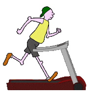 Fitness Running Sticker