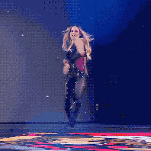 Entrance Finger Point GIF by Trish Stratus