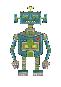 Robot Sticker