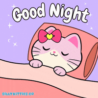 Sleepy Good Night GIF by Silly Kitties
