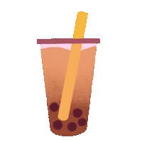 Bubble Tea Food Sticker