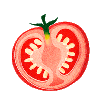 Tomato Sticker by Spilled Milk