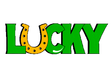 St Patricks Good Luck Sticker by Mat Voyce