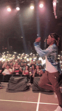 unghettomathieu concert walk performance rapper GIF