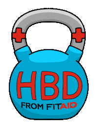 Happy Birthday Sticker by FITAID