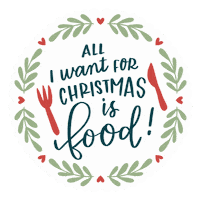 All I Want For Christmas Is You Food Sticker by occasionalish