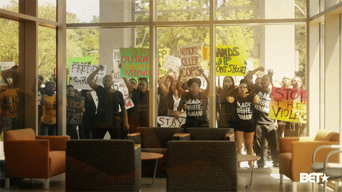 black lives matter protest GIF by BET