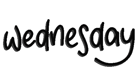 anoukdoesart day wednesday days handwritten Sticker