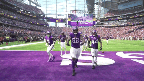Jihad Ward Celebration GIF by Minnesota Vikings