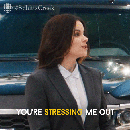 Nervous Schitts Creek GIF by CBC
