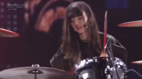 saitoasuka playingdrum GIF