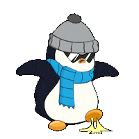 Penguin Stick Sticker by Pudgy Penguins