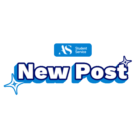 New Post Sticker by AS Student Service