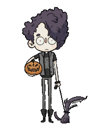 Tim Burton Dog Sticker