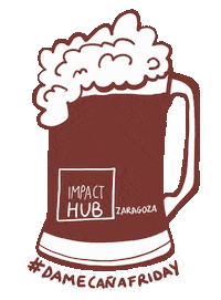 Hubzgz Sticker by Impact Hub Zaragoza
