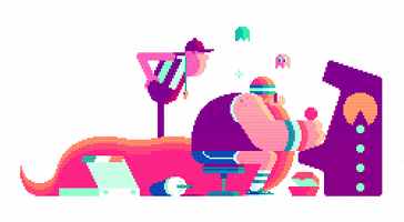 video games animation GIF by Robin Davey