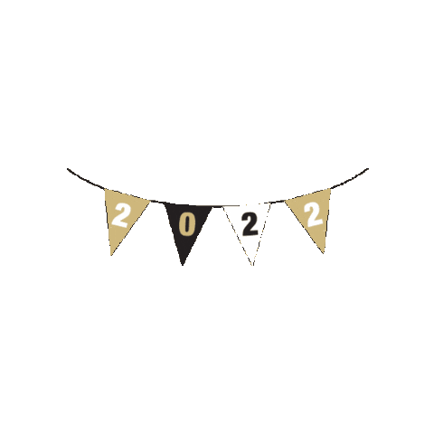 Black And Gold Graduation Sticker by CU Online