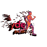 Lets Go Runner Sticker by Aydem Perakende