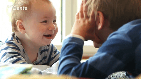 proDente giphyupload baby lachen zahn GIF