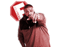 Speeding Dj Khaled Sticker by Fyourticket