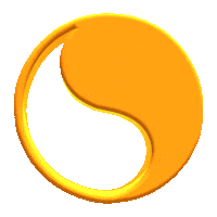 Yin Yang Spinning Sticker by Free & Easy