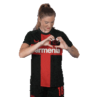 I Love You Heart Sticker by Bayer 04 Leverkusen