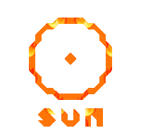 Pixel Fire Sticker