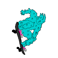 Skate Skateboard Sticker