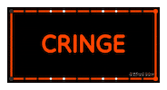 Neon Orange Sticker