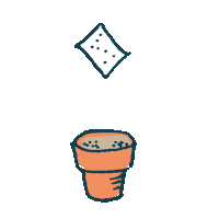 BonteRaaf bloemen planten groeien bonteraaf Sticker