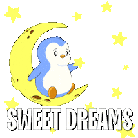 Tired Good Night Sticker by Pudgy Penguins