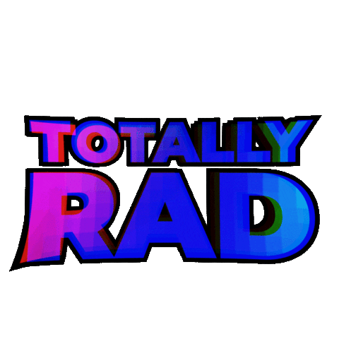 Rad Sticker by hAyDiRoKeT