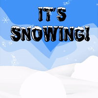 It's Snowing!!