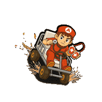 Level Up Hero Sticker by inMyWELT