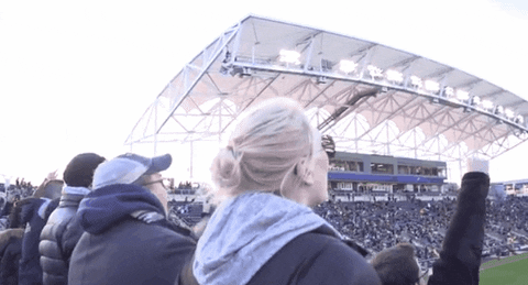 fans cheering GIF by Philadelphia Union