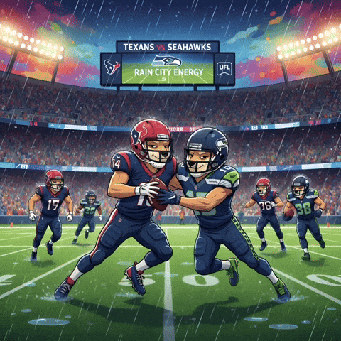 Raining Seattle Seahawks GIF by Doge Pound