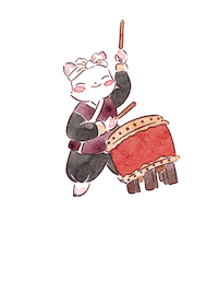CiudadanosdelMundo matsuri taiko florkaneshiro ciudadanosdelmundo Sticker